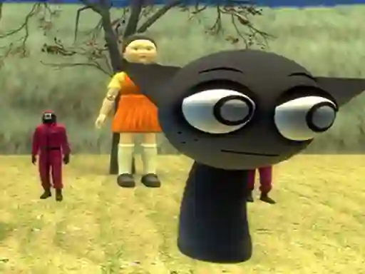 Gra Squid Game Sprunki Hide w Internecie