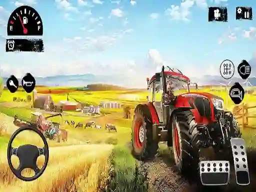 Gra Offroad Tractor Farmer Simulator 2022: Cargo Drive w Internecie