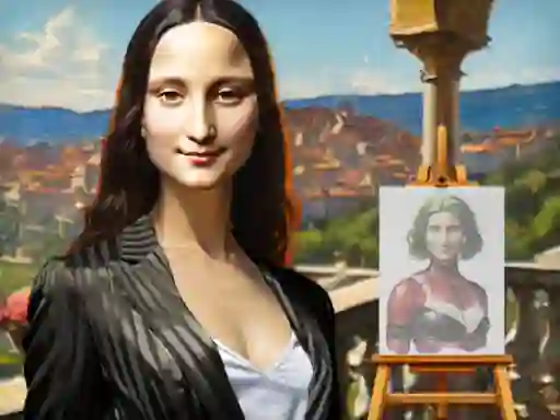 Gra Mona Lisa Fashion Experiments w Internecie