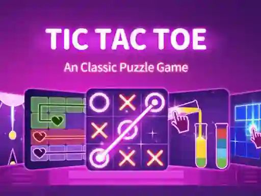 Gra Tic Tac Toe: A Group Of Classic Game w Internecie