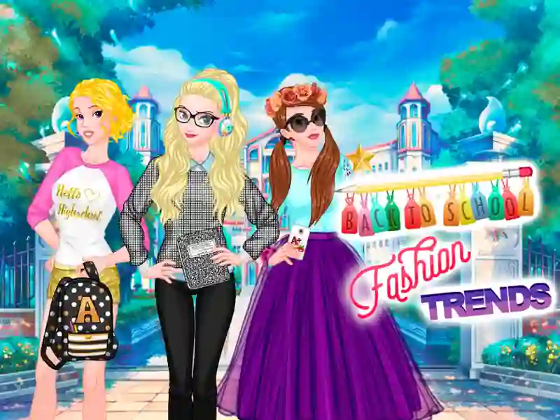 Gra Back To School Fashion Trends w Internecie