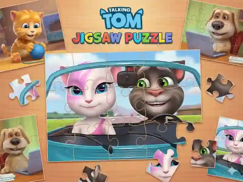 Gra Talking Tom Jigsaw Puzzle w Internecie