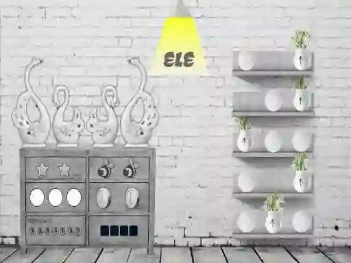 Gra Black and white House Escape w Internecie