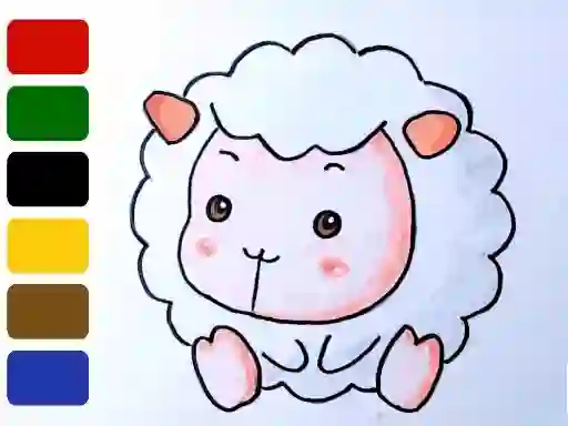 Gra Baby sheep ColoringBook w Internecie