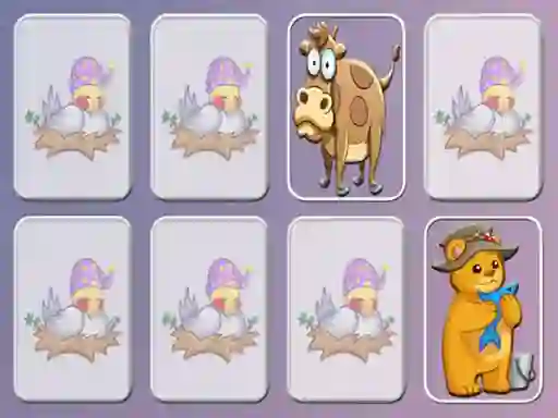 Gra Animals Cards Match memory game w Internecie