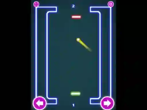 Gra Pong Neon w Internecie