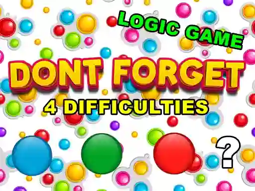 Gra Dont Forget w Internecie