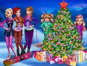 Gra Princesses Christmas tree w Internecie