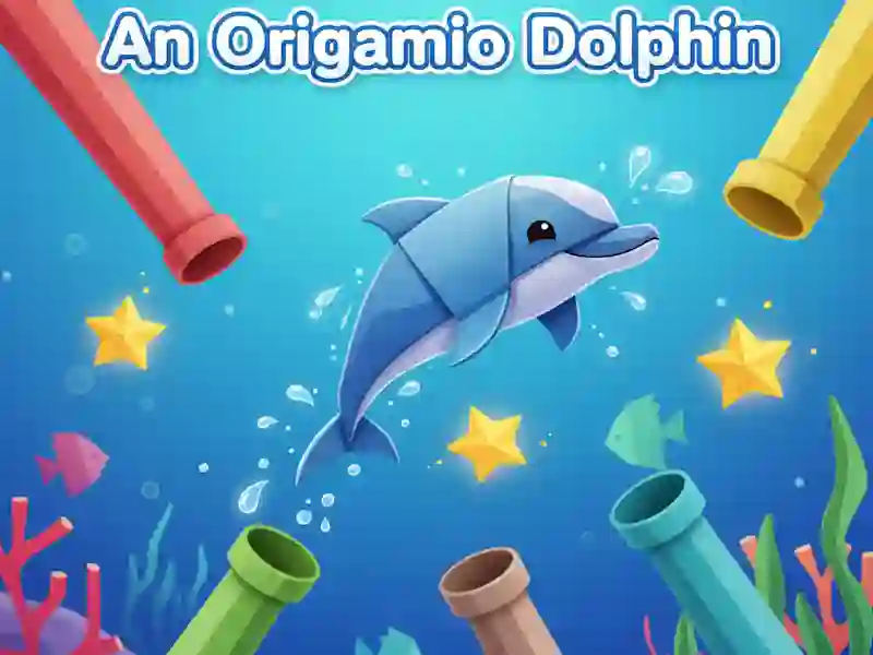 Gra An origami dolphin w Internecie