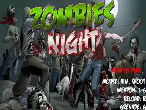 Gra Zombies Night w Internecie