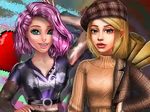 Gra 2022 Dark Academia to Egirl Dress up w Internecie