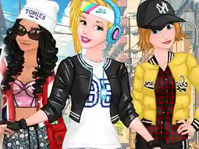 Gra Princesses Sporty & Funky Day w Internecie