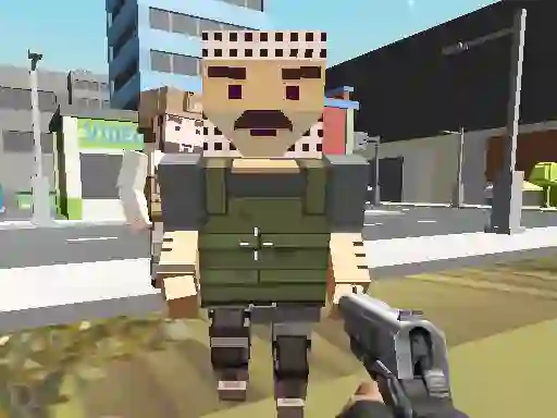 Gra Block Pixel Cop: Gun Craft In Robbers World w Internecie