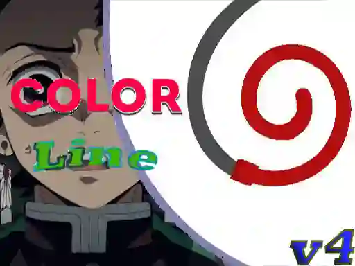 Gra coloring lines v4 w Internecie