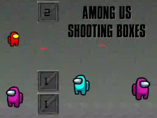 Gra Among Us Shooting Boxes w Internecie