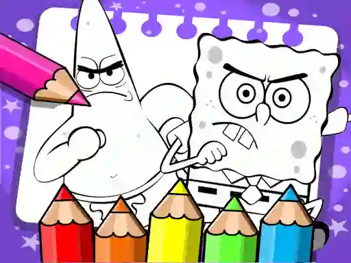 Gra Sponge Bob Coloring Book w Internecie