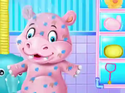 Gra Baby Hippo Bath Time w Internecie