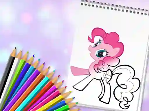 Gra Cute Pony Coloring Book w Internecie
