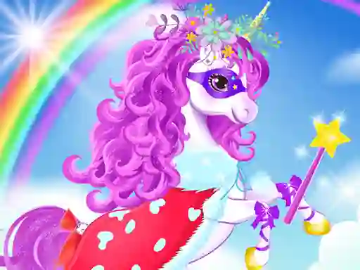 Gra Baby unicorn dress up w Internecie