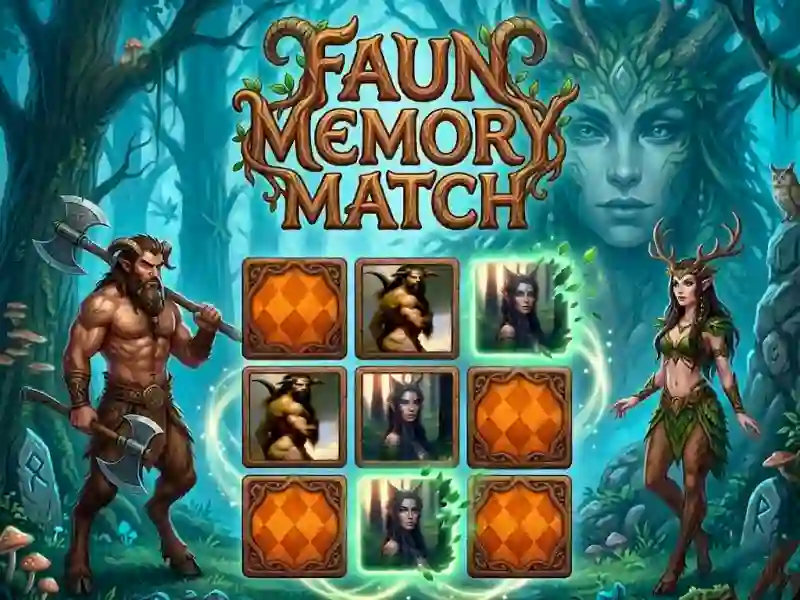 Gra Faun Memory Match w Internecie