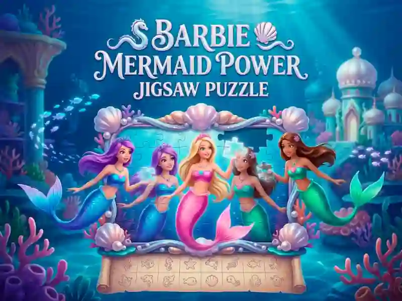 Gra Barbie Mermaid Power Jigsaw Puzzle w Internecie