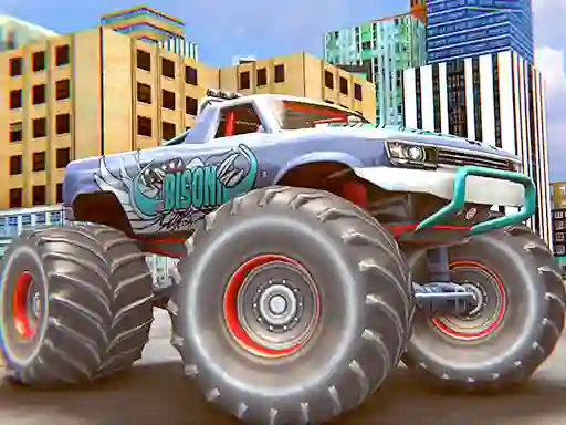 Gra Monster Truck Stunt Driving Simulation w Internecie