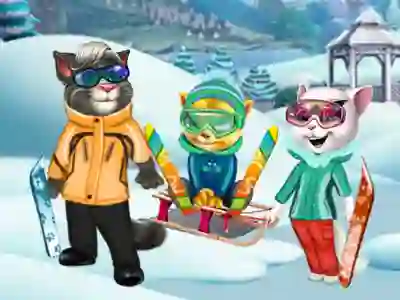 Gra Cats Winter Fun w Internecie