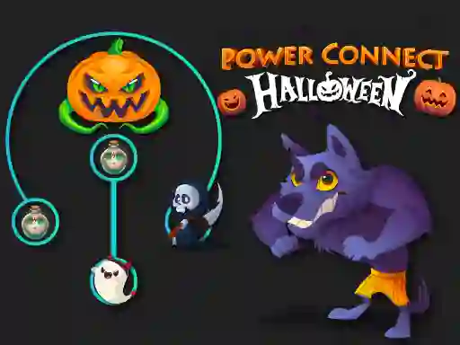 Gra Power Connect Halloween w Internecie