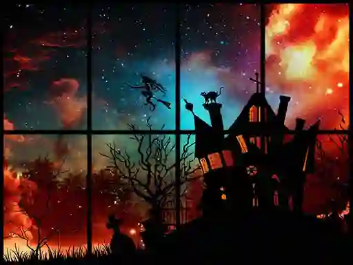 Gra Sliding Halloween Party w Internecie