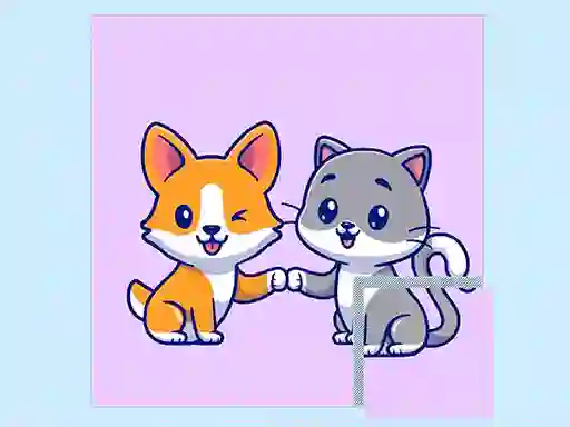 Gra Cats and Dogs Puzzle w Internecie