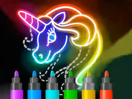 Gra Learn to Draw Glow Cartoon w Internecie