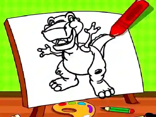 Gra Easy Kids Coloring Dinosaur w Internecie
