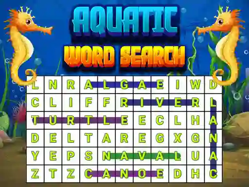 Gra Aquatic Word Search w Internecie
