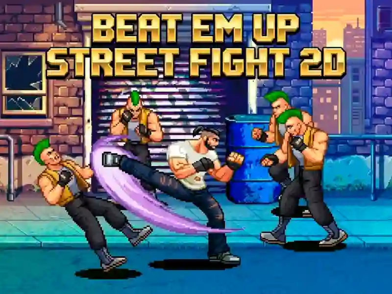 Gra Beat Em Up Street Fight 2d w Internecie