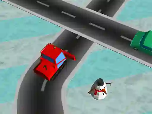 Gra Traffic Run Christmas w Internecie