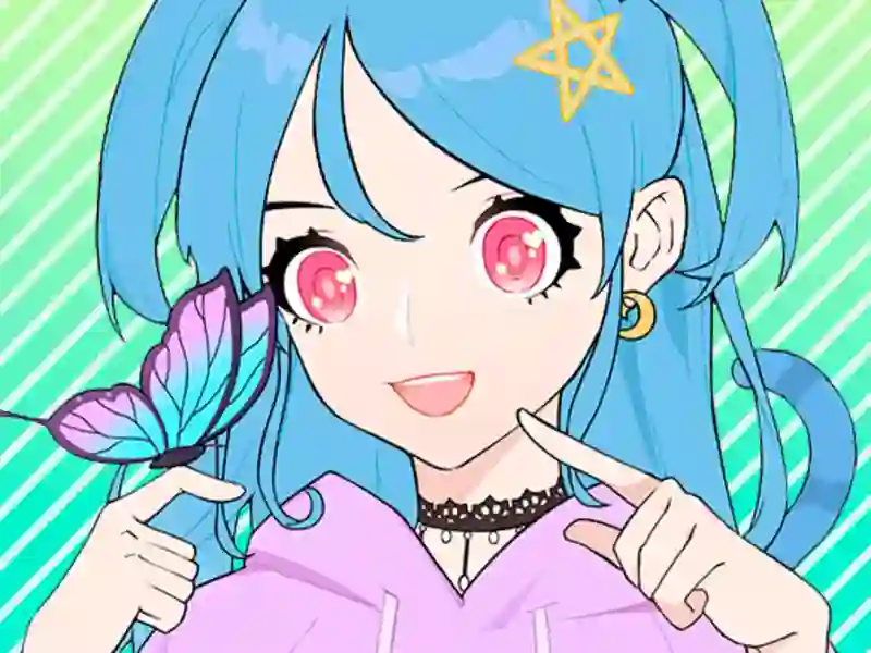 Gra Anime Avatar Design w Internecie