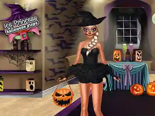 Gra Ice Princess Halloween Preps w Internecie