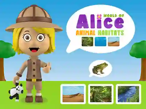 Gra World of Alice Animal Habitats w Internecie