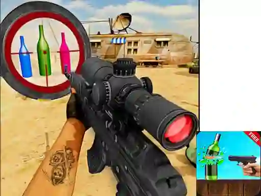 Gra Sniper Bottle Shooting w Internecie