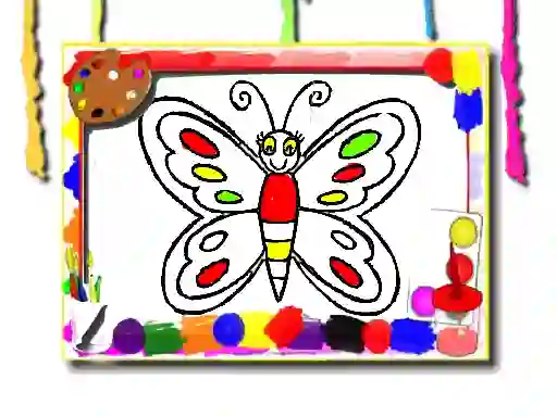 Gra Butterfly Coloring Book w Internecie