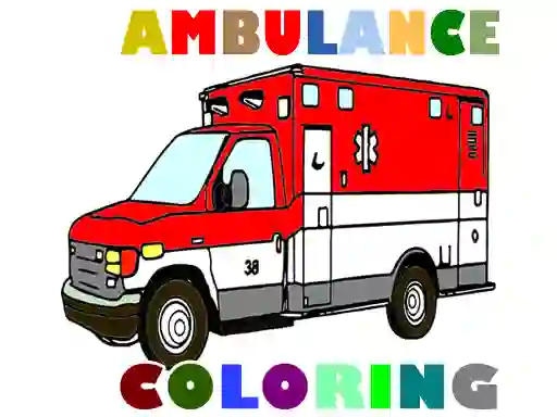 Gra Ambulance Trucks Coloring Pages w Internecie