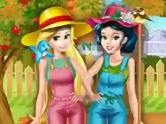 Gra Princesses Working In the Garden w Internecie