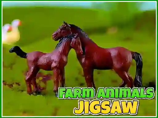 Gra Farm Animals Jigsaw w Internecie