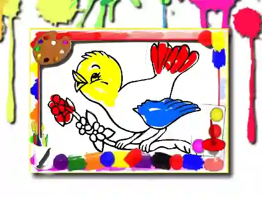 Gra Birds Coloring Book w Internecie
