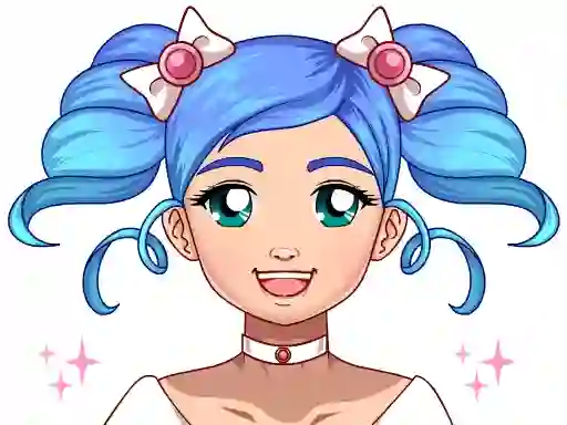 Gra Kawaii Magical Girl Dress Up Game w Internecie