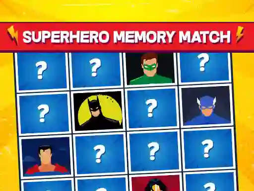 Gra Superhero Memory Match w Internecie
