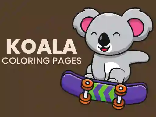 Gra Koala Coloring Pages w Internecie