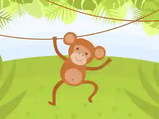 Gra Funny Monkeys Coloring w Internecie