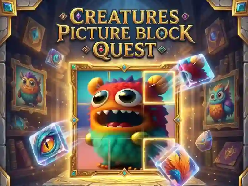 Gra Creatures Picture Block Quest w Internecie