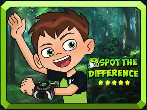 Gra Ben 10 Spot the Difference w Internecie